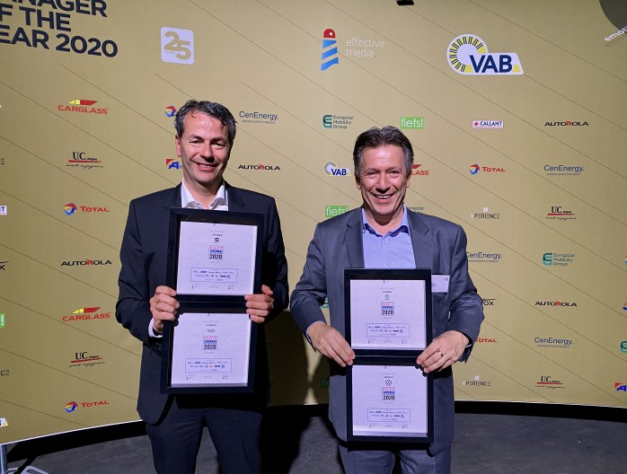 Rudi en Jan op de fleet awards