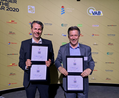 Rudi en Jan op de fleet awards